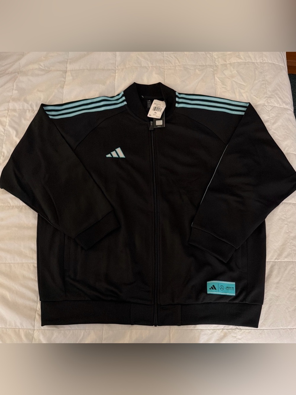 adidas Mercedes AMG Petronas Men Size L Track Jacket Formula 1 F1 Vegas